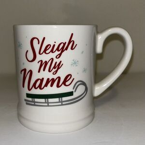 Christmas Mug - "Sleigh My Name" By Threshold,‎ Double Sided Design
